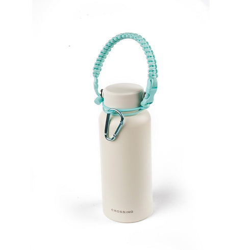 Crossing Paracord Bottle Carrier Strap with Carabiner